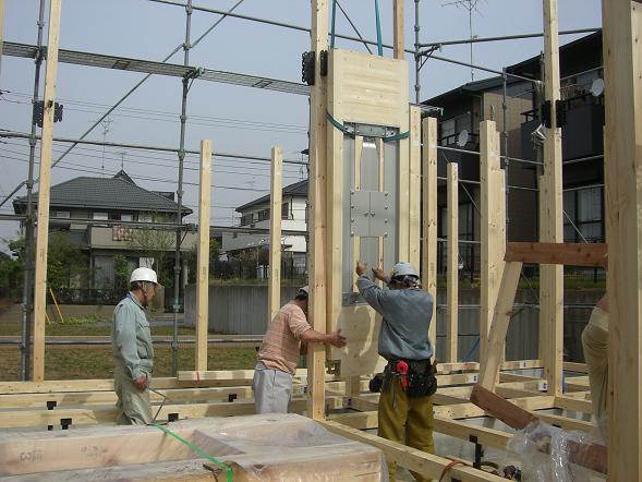 千葉市L様新築工事 上棟
