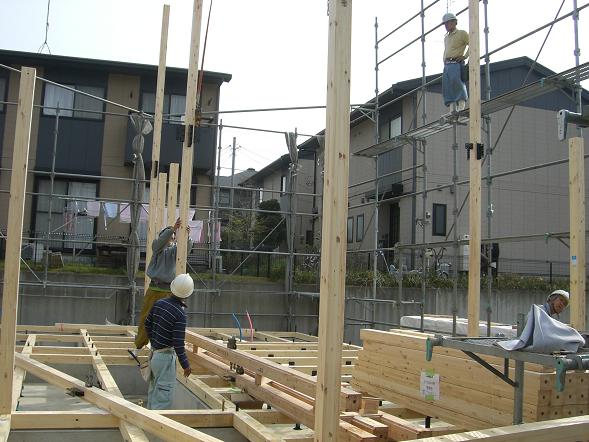 千葉市L様新築工事 上棟